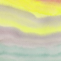 Yellow gradient paper background, watercolor texted design