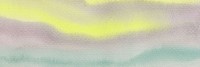 Yellow gradient paper background, watercolor texted design