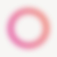 Pink gradient ring background, blurry design