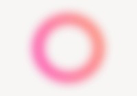 Pink gradient ring background, blurry design