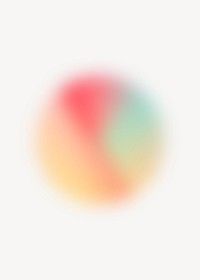 Gradient circle background, blurry design