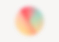 Gradient circle background, blurry design