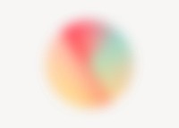 Gradient circle background, blurry design