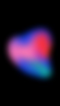 Blurry abstract shape iPhone wallpaper