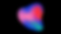 Blurry abstract shape background