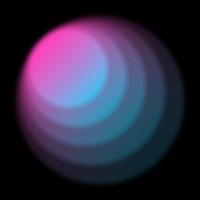 Pink gradient circle background, abstract design