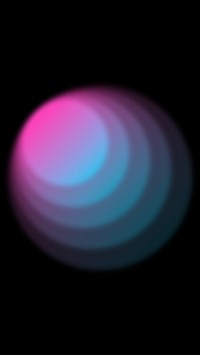 Pink gradient circle iPhone wallpaper, abstract design