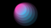 Pink gradient circle desktop wallpaper, abstract design