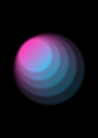 Pink gradient circle background, abstract design