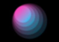 Pink gradient circle background, abstract design