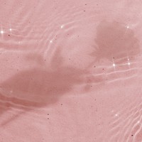 Pink pool water background, rose flower shadow