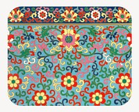 Vintage flower pattern design
