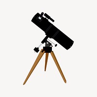 Telescope clipart psd. Free public domain CC0 image.