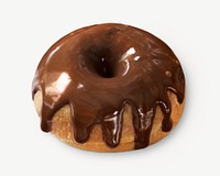 Chocolate doughnuts food element psd