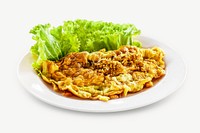 Thai omelet fried food psd
