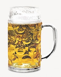 Beer glass, isolated design