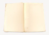 Open book, isolated object