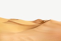 Sand dunes desert border psd