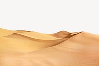 Sand dunes desert border  background