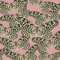 E.A. Séguy's butterfly patterned background, vintage illustration, remixed by rawpixel.