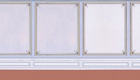 Vintage wall paneling background, 19th century interior painting. Remixed by rawpixel.