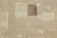 Beige patterned fabric background, vintage patchwork. Remixed by rawpixel.