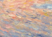 Pierre-Auguste Renoir's Sunset background, famous vintage painting. Remixed by rawpixel.