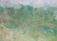 Nature oil painting background, vintage illustration by Thomas Wilmer Dewing. Remixed by rawpixel.