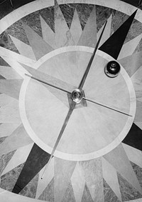 Foucault pendulum greyscale background, vintage image. Remixed by rawpixel.