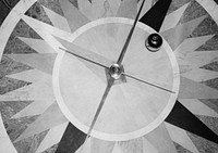 Foucault pendulum greyscale background, vintage image. Remixed by rawpixel.