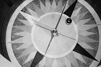 Foucault pendulum greyscale background, vintage image. Remixed by rawpixel.