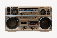 Retro boombox, electronic image. Remixed by rawpixel.