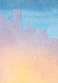 Gradient urban silhouette background. Remixed by rawpixel.