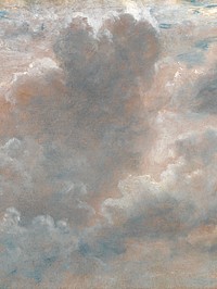 Vintage cloud sky background. Remixed by rawpixel.