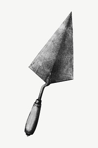 Vintage hand shovel illustration psd. Remixed by rawpixel.