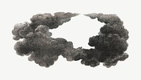 Cloud, vintage illustration psd. Remixed by rawpixel.
