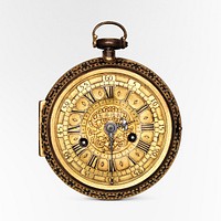 Clock watch (1736–95), vintage object. Original public domain image from The MET Museum. Digitally enhanced by rawpixel.