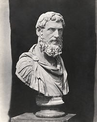 Aelius Caesar (1854–58), Greek sculpture by Roger Fenton. Original public domain image from The MET Museum. Digitally enhanced by rawpixel.