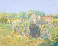 Colonial Graveyard at Lexington (1891) by Childe Hassam. Original public domain image from The Smithsonian Institution. Digitally enhanced by rawpixel.