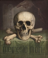 Memento mori (1901) Jozef Hanula. Original public domain image from Web umenia. Digitally enhanced by rawpixel.