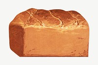 Vintage loaf of bread psd. Remixed by rawpixel. 