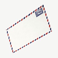 Vintage envelope illustration psd. Remixed by rawpixel. 