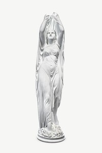 Vintage female sculpture psd. Remixed by rawpixel. 