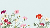 Spring wildflowers desktop wallpaper. Remixed by rawpixel.