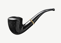 Smoking pipe isolated