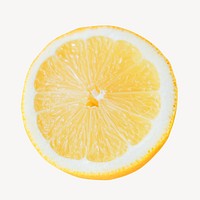 Lemon image on white