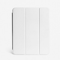 White digital tablet case mockup psd