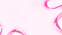 Breast cancer awareness background, pink ribbon border