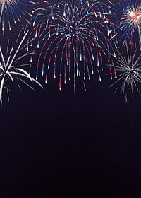 Purple festival fireworks background, party & celebration design