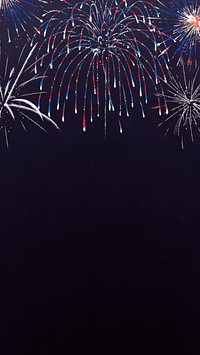 Purple festival fireworks iPhone wallpaper, party & celebration design